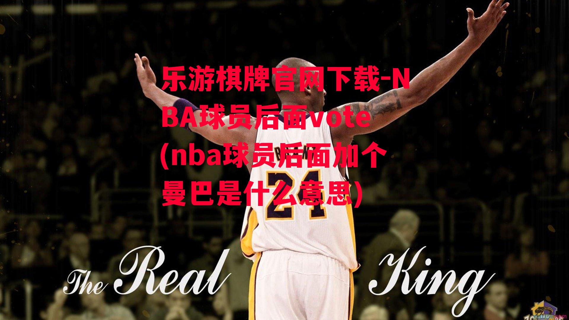 NBA球员后面vote(nba球员后面加个曼巴是什么意思)